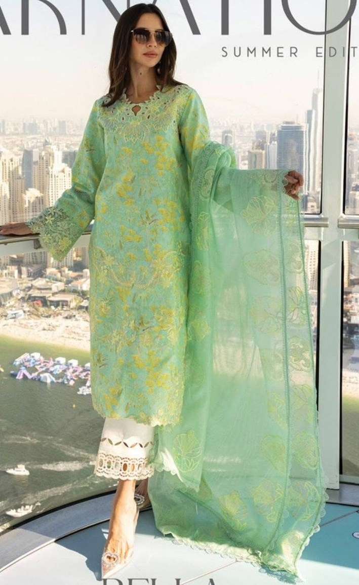 Carnation Lawn 2025 Open Pic By Rang Rasiya